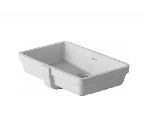 Раковина, Duravit, Vero, шгв 485*315*160, отверстия для смесителя-отсутствуют, WonderGliss, цвет-белый