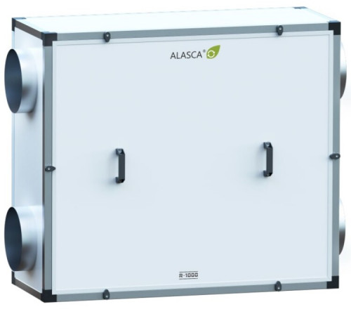 R1400HEC E 3~, Вентиляционная установка Alasca R приточно-вытяжная с энтальпийным пластинчатым рекуператором