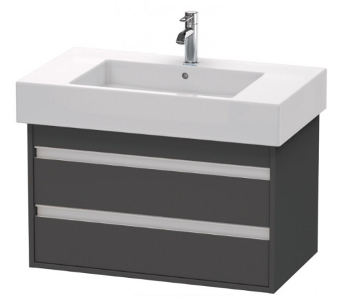 Тумба под раковину, Duravit, Ketho, шгв 800*455*480, раковина-необходимо заказать, цвет-графит матовый