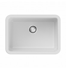Мойка, OMOIKIRI, TORISHIMA, шгв 673*483*257, отверстия для смесителя-отсутствуют, цвет-белый глянцевый