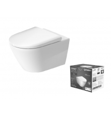 Унитаз, Duravit, D-Neo, подвесной, шгв 370*540*360, цвет-белый