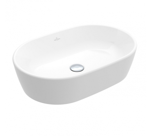 Раковина, Villeroy&Boch, Architectura, шгв 600*400*155, отверстия для смесителя-отсутствуют, цвет-альпийский белый