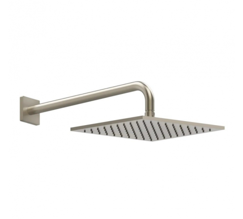 Верхний душ, Gessi, Rilievo, 250*250, цвет-Finox Brushed Nickel