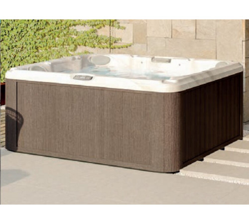 Гидромассажная ванна, Jacuzzi, J-235, шгв 2130*2130*910, цвет акрила(чаша)-Platinum, цвет внешней отделки-Silverwood