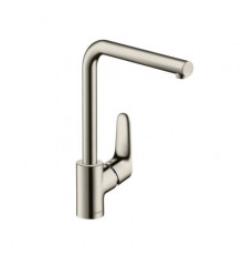 Смеситель для кухни, Hansgrohe, Focus M41, цвет-сталь