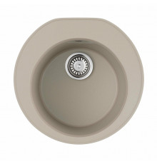 Мойка, OMOIKIRI, Miya, шгв 505*490*230, отверстия для смесителя-3 промаркированных, цвет-бежевый