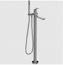 Смеситель для ванны и душа, Gessi, Ventaglio, напольный, цвет-хром