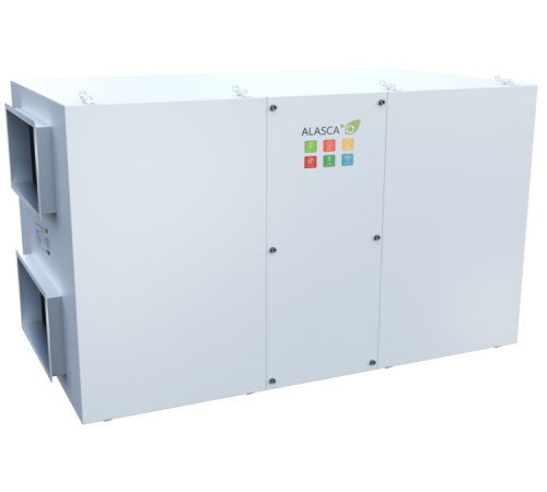 RR2000H EC W, Вентиляционная установка Alasca RR с роторным рекуператором