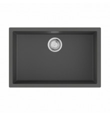 Мойка, OMOIKIRI, Yamakawa, шгв 756*459*220, отверстия для смесителя-отсутствуют, цвет-платина