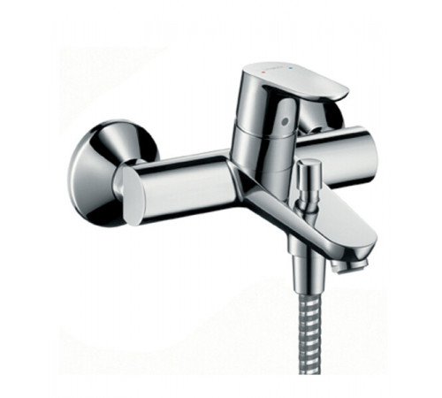 Смеситель для ванны и душа, Hansgrohe, Focus, цвет-хром