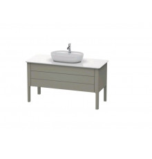 Тумба для консоли, Duravit, Luv, шгв 1388*570*743, раковина-необходимо заказать, цвет-каменно-серый шелковисто-матовый