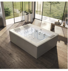 Гидромассажная ванна, Jacuzzi, Sharp Extra, шгв 2000*1500*650, Rainbow + Clean System, цвет-белый