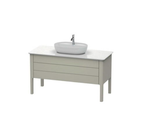 Тумба для консоли, Duravit, Luv, шгв 1338*570*743, раковина-необходимо заказать, цвет-серо-коричневый шелковисто-матовый