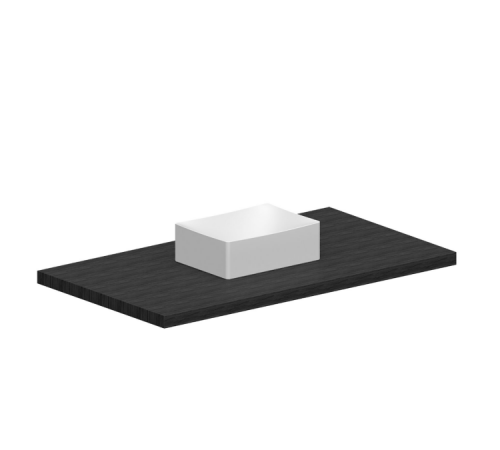 Раковина, Scarabeo, Soft, шгв 300*220*100, отверстия для смесителя-отсутствуют, цвет-белый