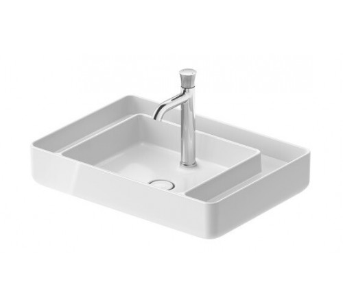 Раковина, Duravit, Bento Starck Box, шгв 650*460*145, отверстия для смесителя-1, HygieneGlaze, цвет-белый