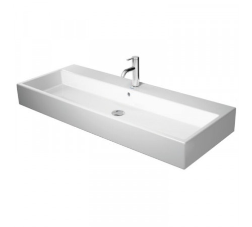 Раковина, Duravit, Vero Air, шгв 1200*470*165, шлифованная, отверстия для смесителя-1, цвет-белый