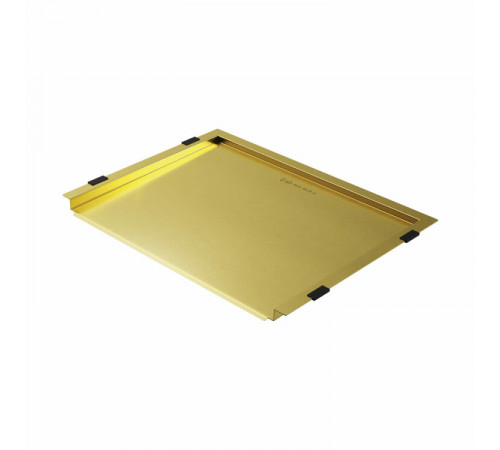 Крыло для мойки, OMOIKIRI, RE-01, шг 330*430, съемное, цвет-светлое золото