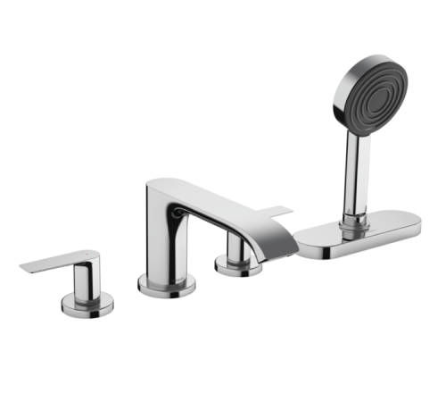 Смеситель для ванны и душа, Hansgrohe, Vivenis, на борт ванны, цвет-хром