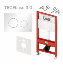 Инсталляция, TECE, TECEbase 3.0, для унитаза, шгв 500*230*1320, клавиша-TECEloop, цвет клавиши-белый