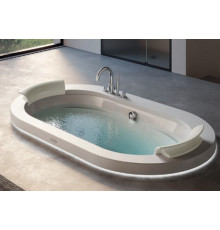 Гидромассажная ванна, Jacuzzi, Opalia, шгв 1950*1150*630, Rainbow + Clean System + Heat + смеситель, цвет-белый