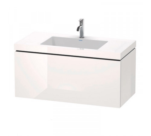 Тумба под раковину, Duravit, L-Cube, шгв 1000*480*500, раковина-в комплекте, цвет-белый глянцевый