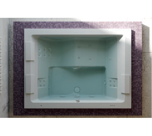 Гидромассажная ванна, Jacuzzi, Sharp Extra, шгв 2000*1500*650, Aquasystem, цвет-белый