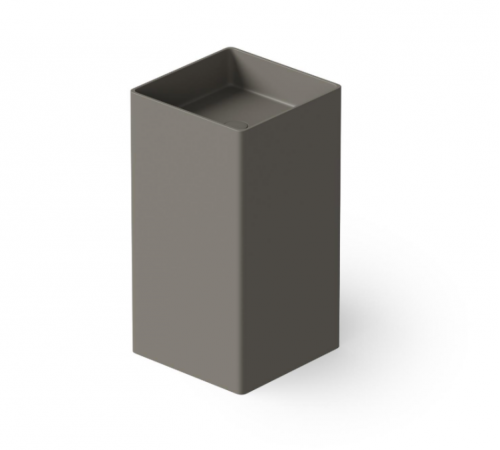 Раковина, DEA Design, Pedestal Basin, шгв 450*450*900, отверстия для смесителя-отсутствуют, цвет-Grey Matt (Товар заказной, возврату не подлежит)