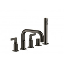 Смеситель для ванны и душа, Gessi, Inciso, цвет-Aged Bronze