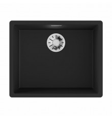Мойка, OMOIKIRI, Yamakawa, шгв 556*456*220, отверстия для смесителя-отсутствуют, цвет-графит