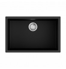Мойка, OMOIKIRI, Yamakawa, шгв 756*456*220, отверстия для смесителя-отсутствуют, цвет-черный