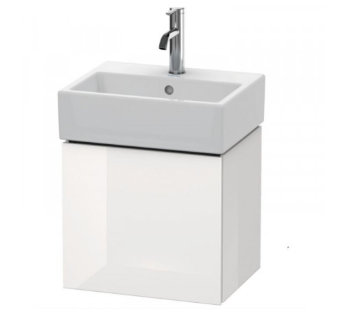 Тумба под раковину, Duravit, L-Cube, шгв 434*341*400, раковина-необходимо заказать, петли-справа, цвет-белый