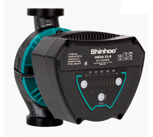 Насос циркуляционный, Shinhoo, MEGA 32-8 1x230V