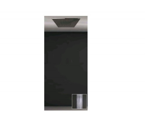 Душевая система, Gessi, Minimali, 500*500, цвет-Mirror Steel