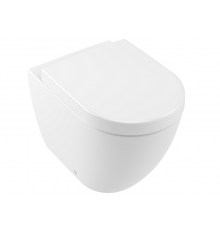 Унитаз, Villeroy&Boch, Subway 2.0, приставной, шгв 370*560*400, CeramicPlus, цвет-альпийский белый