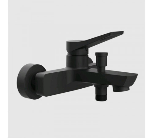 Смеситель для ванны и душа, Gessi, Rilievo, цвет-черный матовый