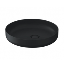 Раковина, Duravit, Vitrium, DuroCast UltraResist, шгв 460*460*130, отверстия для смесителя-отсутствуют, цвет-темно-серый матовый