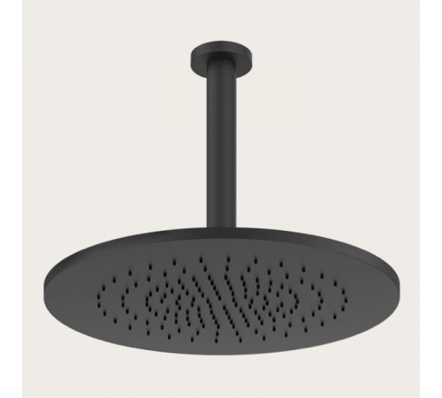 Верхний душ, Gessi, 316 Bath-Shower, 355*355, цвет-черный матовый