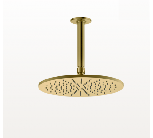 Верхний душ, Gessi, Inciso, 300*300, цвет-Brushed Gold PVD