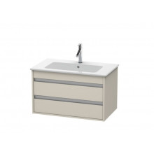 Тумба под раковину, Duravit, Ketho, шгв 800*475*480, раковина-необходимо заказать, цвет-серо-коричневый матовый