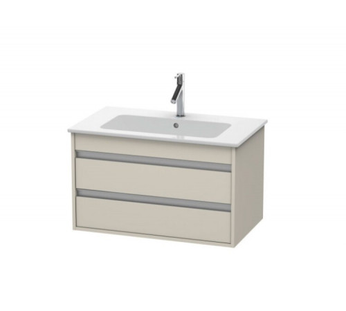 Тумба под раковину, Duravit, Ketho, шгв 800*475*480, раковина-необходимо заказать, цвет-серо-коричневый матовый