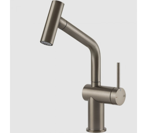 Смеситель для кухни, Gessi, Inedito, цвет-Finox Brushed Nickel