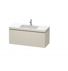 Тумба под раковину, Duravit, L-Cube, шгв 1200*480*500, раковина-в комплекте, цвет-серо-коричневый матовый
