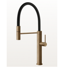 Смеситель для кухни, Gessi, 316, цвет-Warm Bronze Brushed PVD