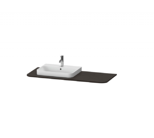 Столешница, Duravit, Happy D.2 Plus, шгв 1300*550*16, цвет-Brushed Walnut