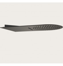Душевая система, Gessi, Tremillimetri, 300*300, цвет-Black Metal Brushed PVD