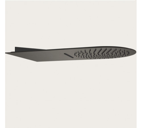 Душевая система, Gessi, Tremillimetri, 300*300, цвет-Black Metal Brushed PVD