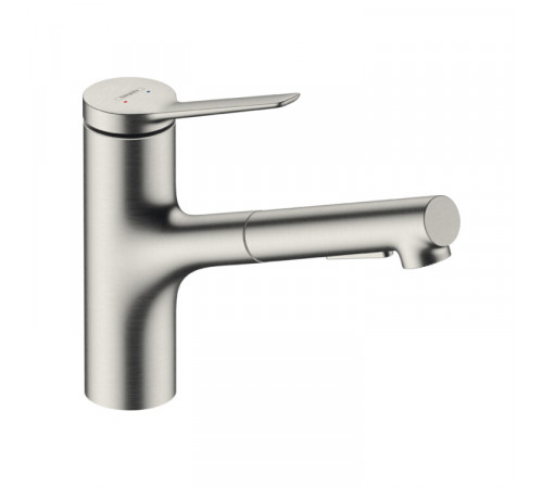 Смеситель для кухни, Hansgrohe, Zesis M33, цвет-сталь