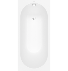 Ванна, Villeroy&Boch, Oberon, шгв 1600*750*450, цвет-камень белый (Stone White)