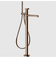 Смеситель для ванны и душа, Gessi, Anello, напольный, цвет-Copper PVD