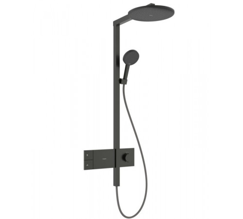 Душевая стойка, Hansgrohe, Raindance Alive, цвет-хром черный шлифованный